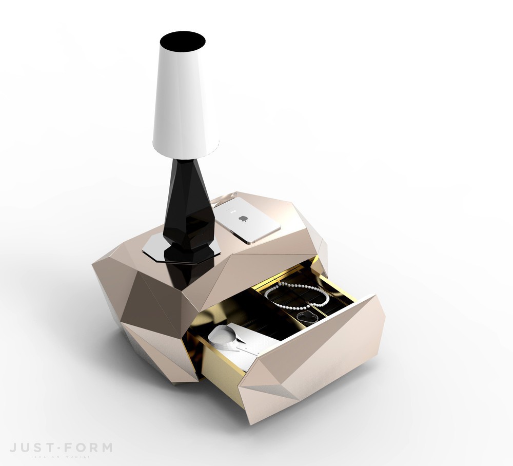 Прикроватная тумбочка Diamond Nightstand фабрика Boca Do Lobo фотография № 1