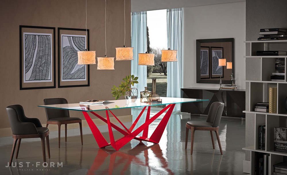 Стеклянный стол Skorpio фабрика Cattelan Italia фотография № 7