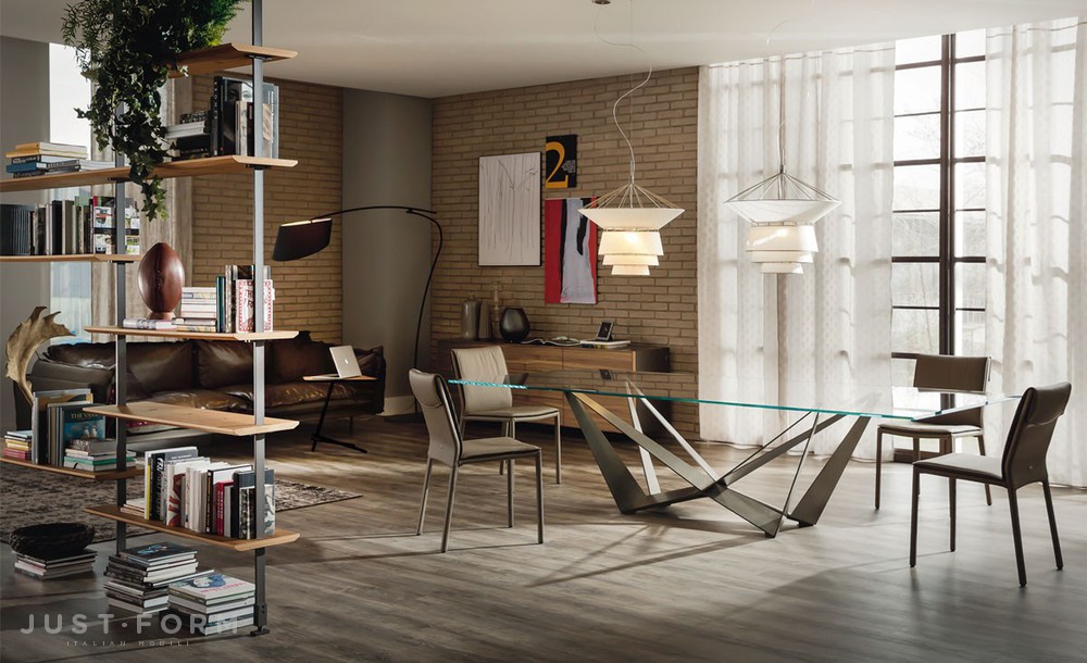 Стеклянный стол Skorpio фабрика Cattelan Italia фотография № 5