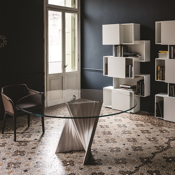 Стеклянный стол Plisset фабрика Cattelan Italia фотография № 5