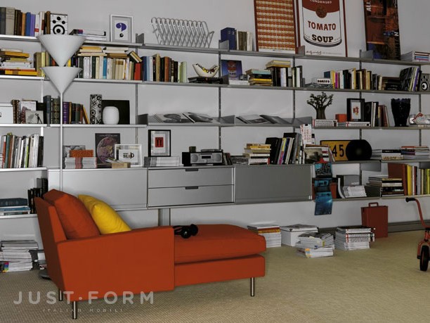 Книжный шкаф 606Universal Shelving System фабрика De Padova фотография № 8