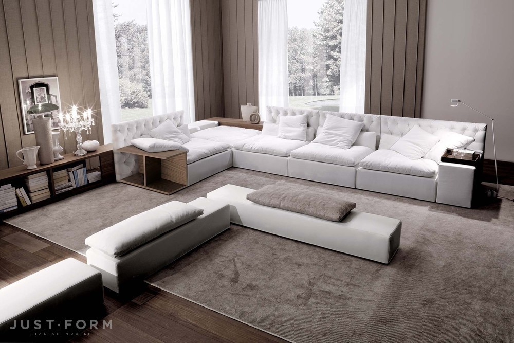 Модульный диван Domino Capitonne' фабрика Frigerio фотография № 1