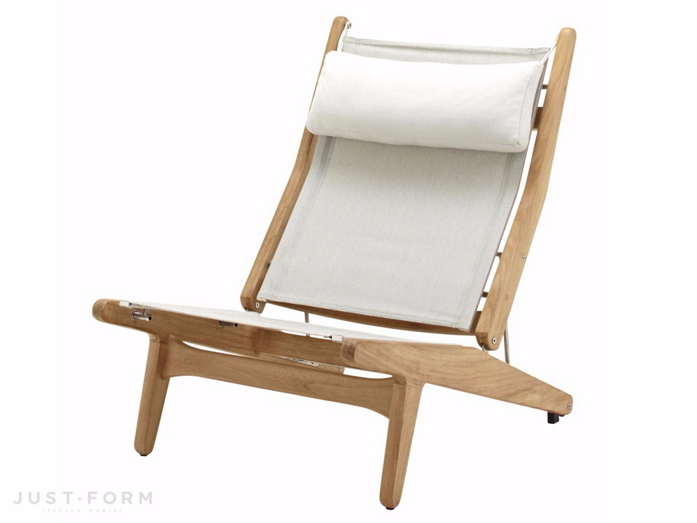 Садовое кресло-реклайнер Bay reclining chair фабрика Gloster фотография № 6