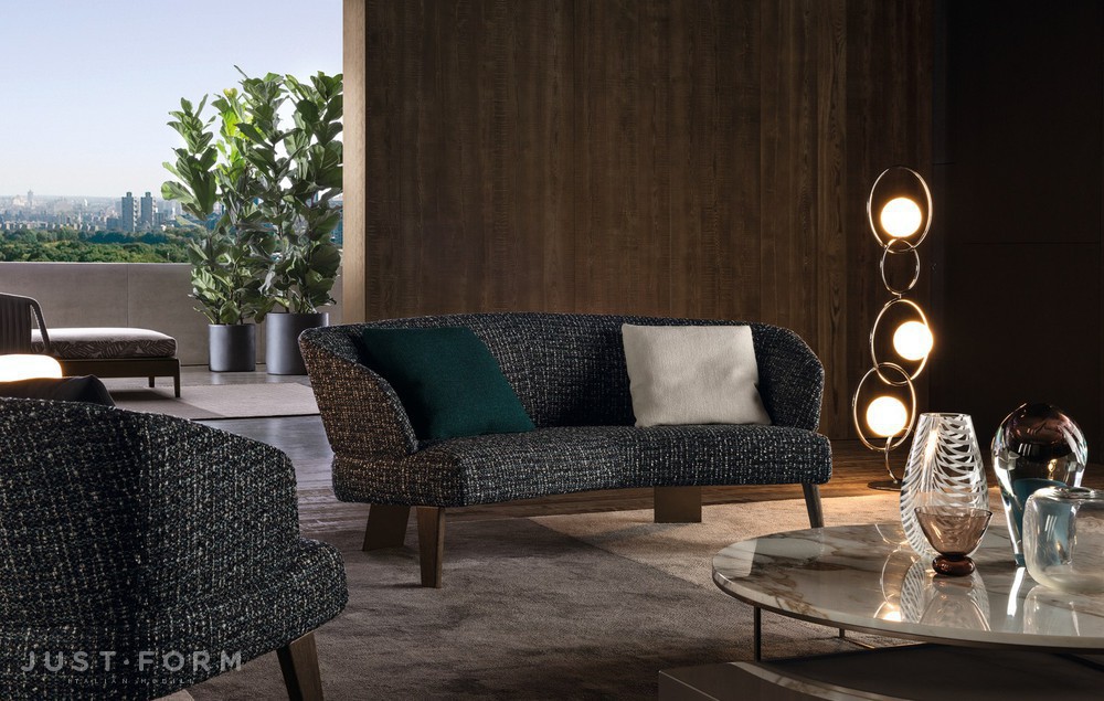 Диван Creed Lounge Semicurvo фабрика Minotti фотография № 3