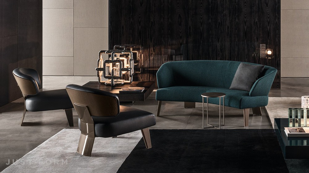 Диван Creed Lounge Semicurvo фабрика Minotti фотография № 4