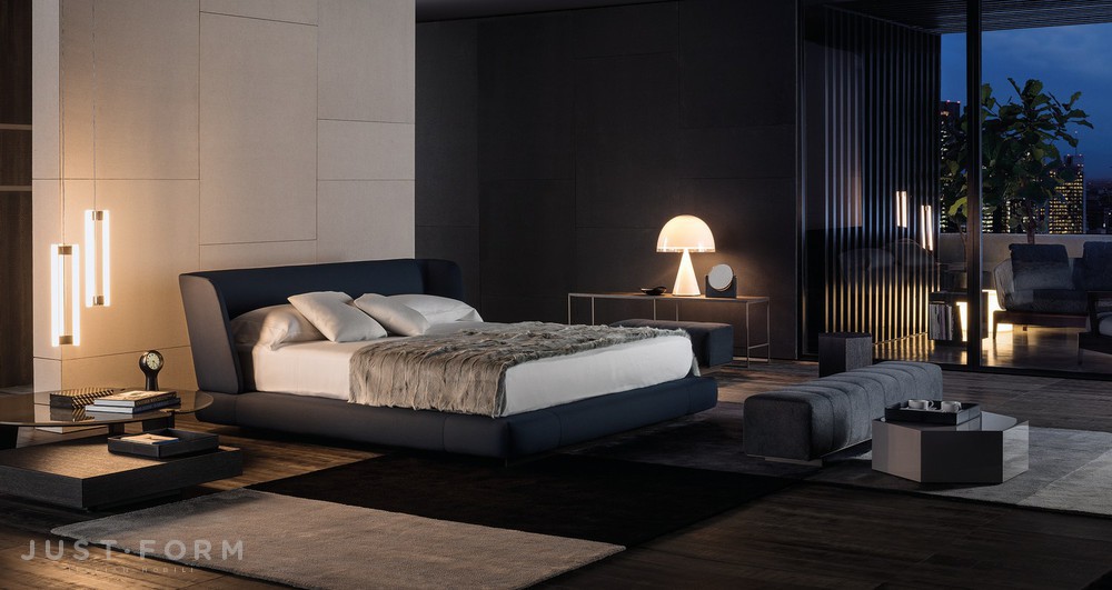 Кровать Creed фабрика Minotti фотография № 2
