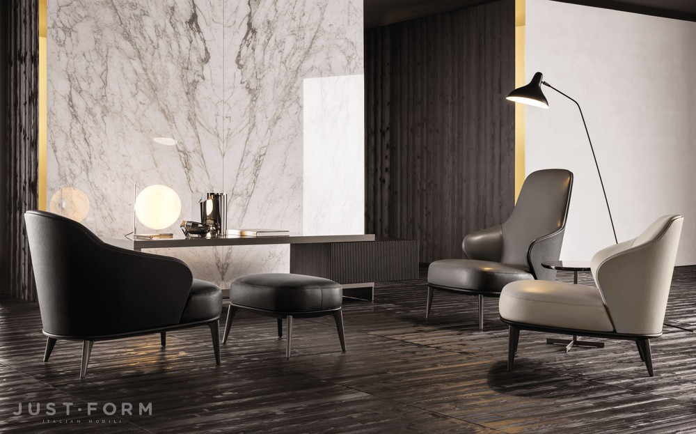 Кресло Leslie фабрика Minotti фотография № 18