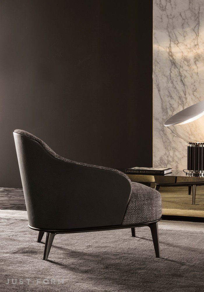 Кресло Leslie фабрика Minotti фотография № 9