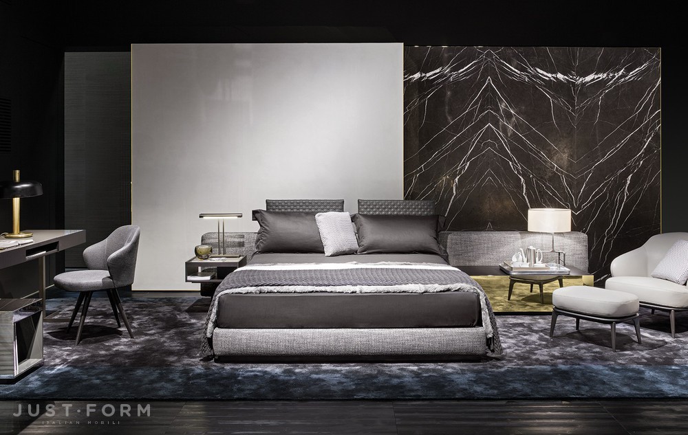 Кровать Yang Bed Wide фабрика Minotti фотография № 2