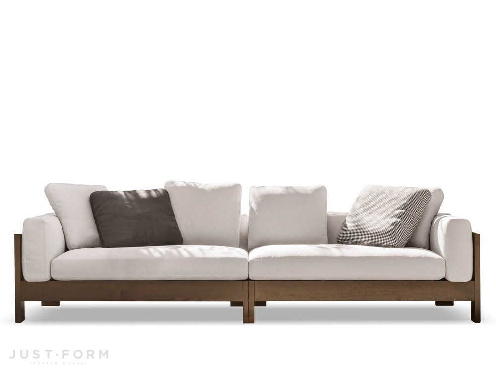 Модульный садовый диван Alison "Dark Brown" Outdoor фабрика Minotti фотография № 1