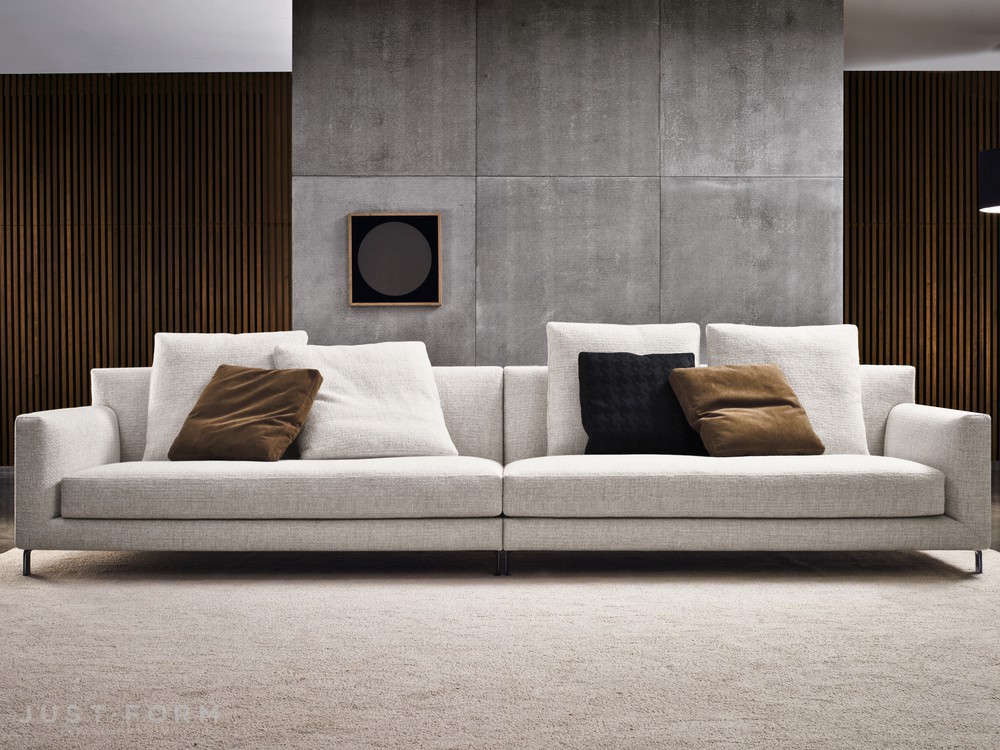 Модульный диван Allen фабрика Minotti фотография № 7