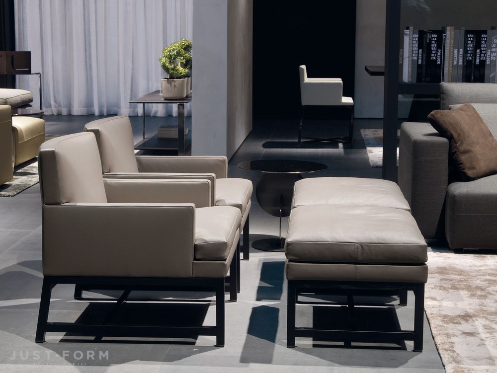 Кресло Flynt Armchair фабрика Minotti фотография № 3