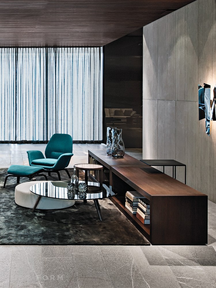 Тумба для гостиной Johns Low фабрика Minotti фотография № 2
