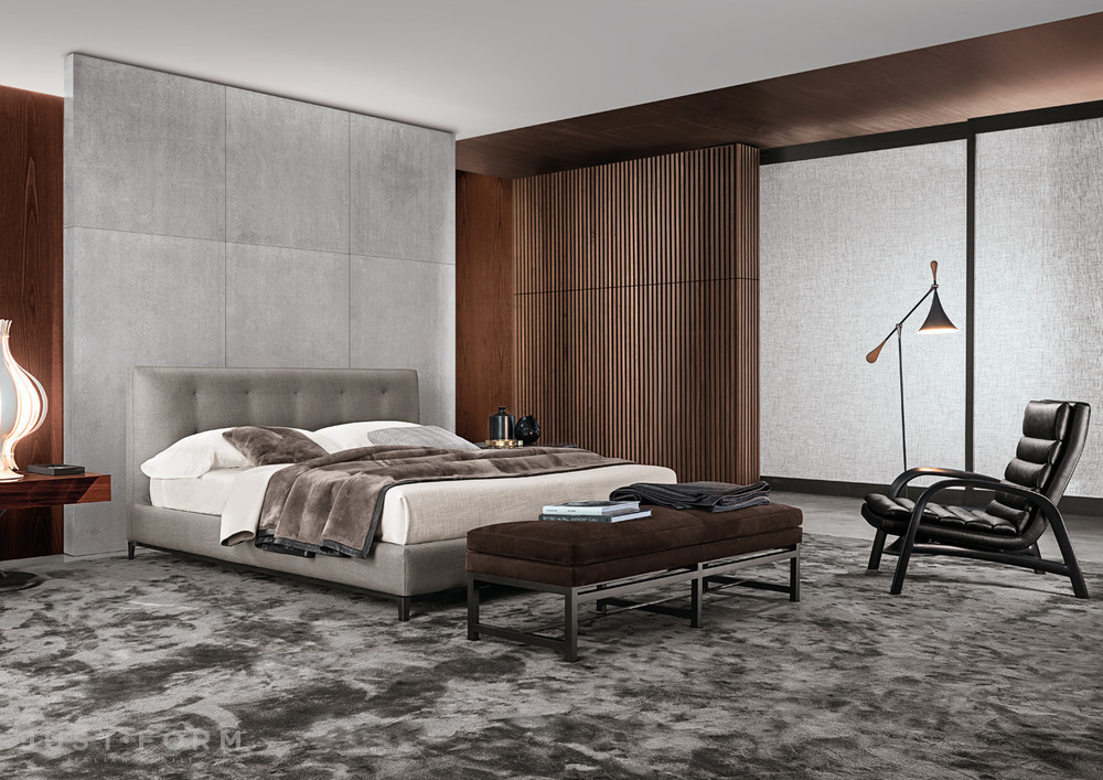Кровать Andersen Bed "Quilt" фабрика Minotti фотография № 2