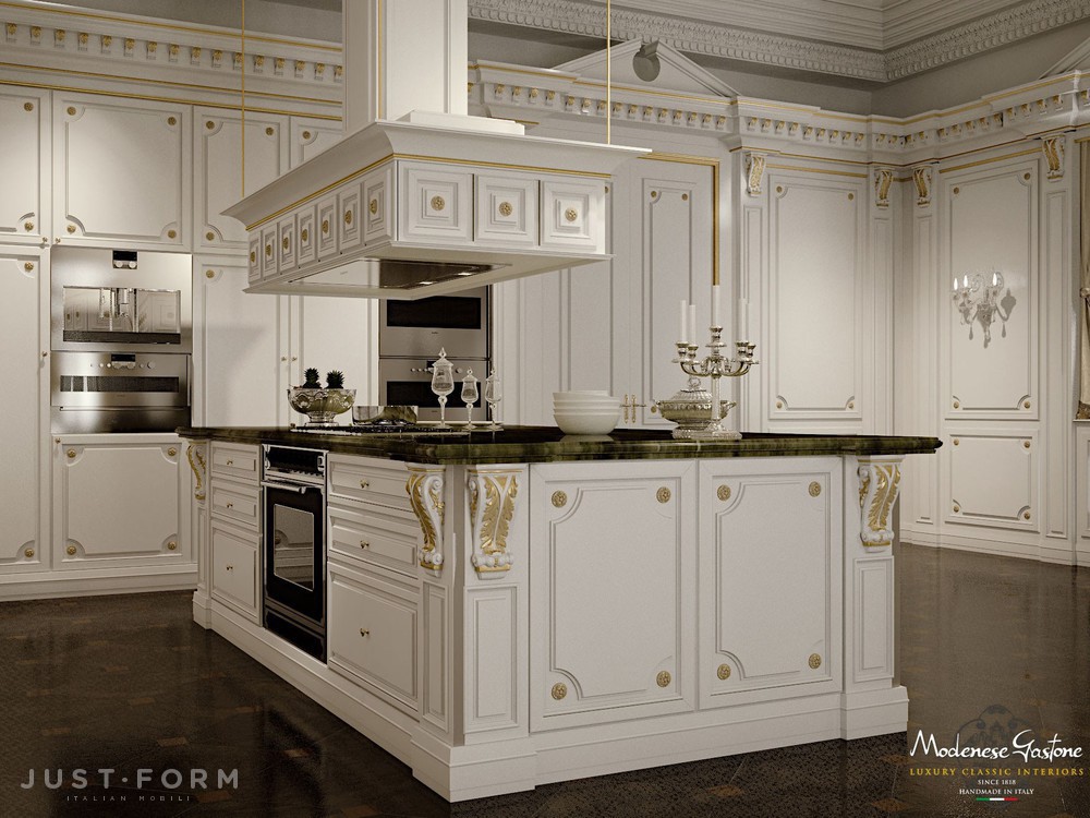 Кухонный гарнитур Romantica Ivory And Gold фабрика Modenese Gastone фотография № 3