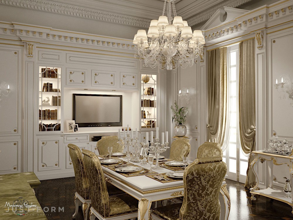 Кухонный гарнитур Romantica Ivory And Gold фабрика Modenese Gastone фотография № 5