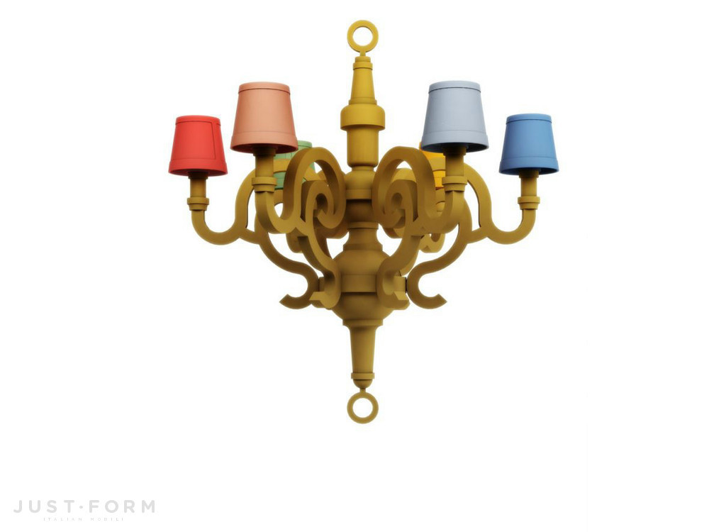 Подвесной светильник Paper Chandelier LPatchwork фабрика Moooi фотография № 1