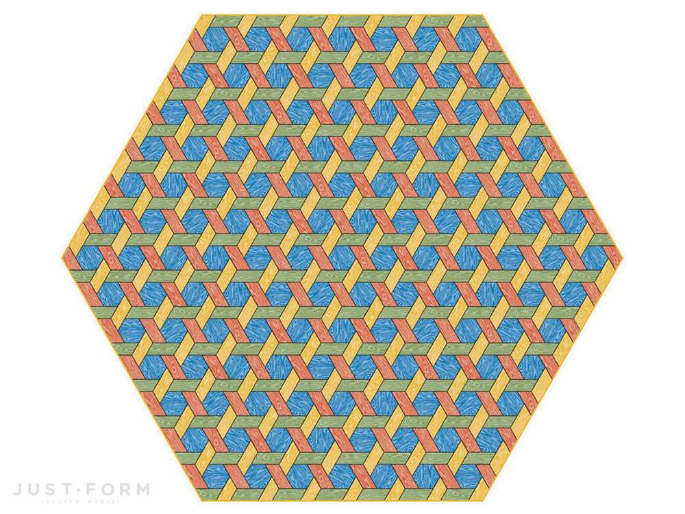 Ковер Hexagon Multi фабрика Moooi фотография № 1