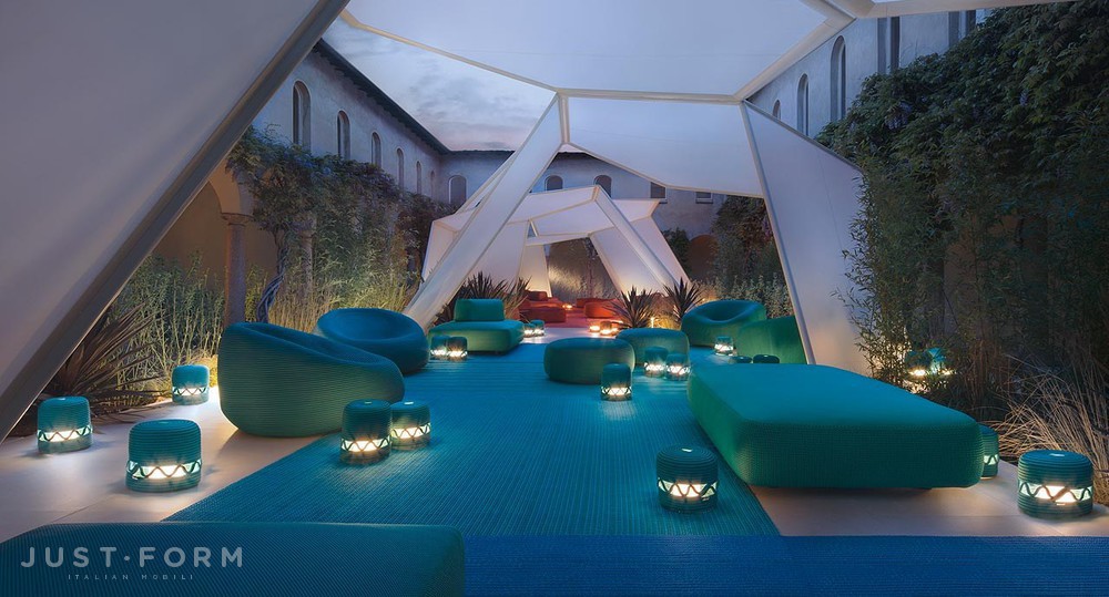 Садовый пуф Jolly фабрика Paola Lenti фотография № 1