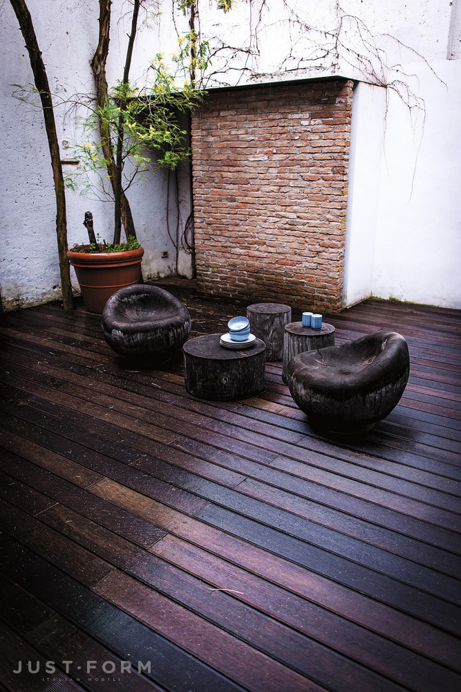 Табуретка Legno Vivo Outdoor фабрика Riva 1920 фотография № 3