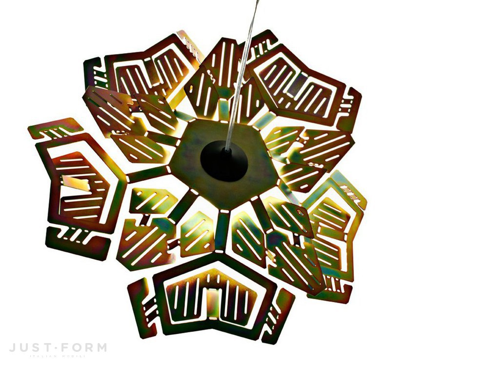 Абажур Stamp Lamp Zinc Gold фабрика Tom Dixon фотография № 1