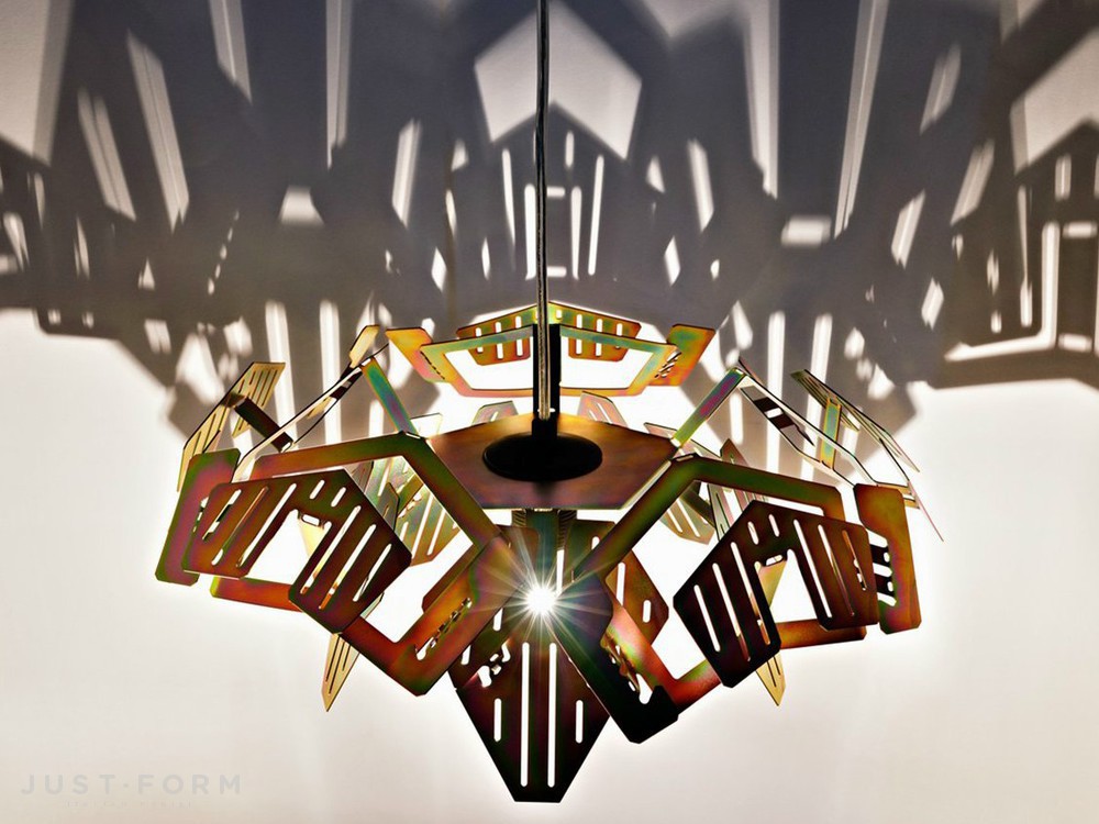 Абажур Stamp Lamp Zinc Gold фабрика Tom Dixon фотография № 3