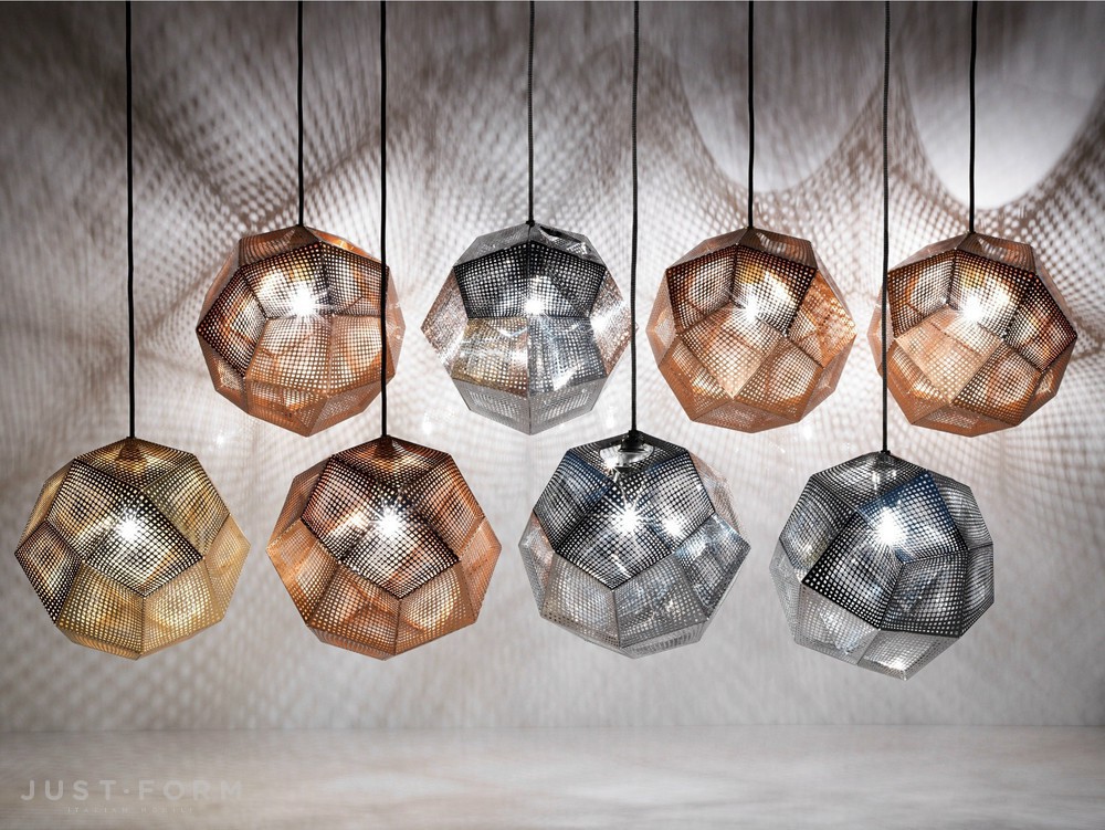 Подвесной светильник Etch Shade Stainless Steel фабрика Tom Dixon фотография № 3