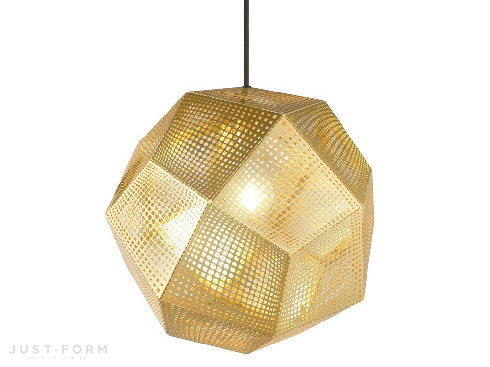 Подвесной светильник Etch Shade Brass фабрика Tom Dixon фотография № 1
