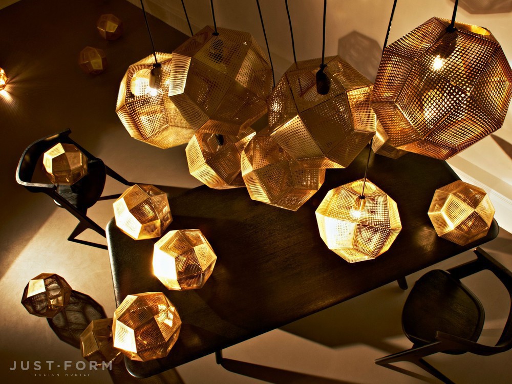 Подвесной светильник Etch Shade Brass фабрика Tom Dixon фотография № 3