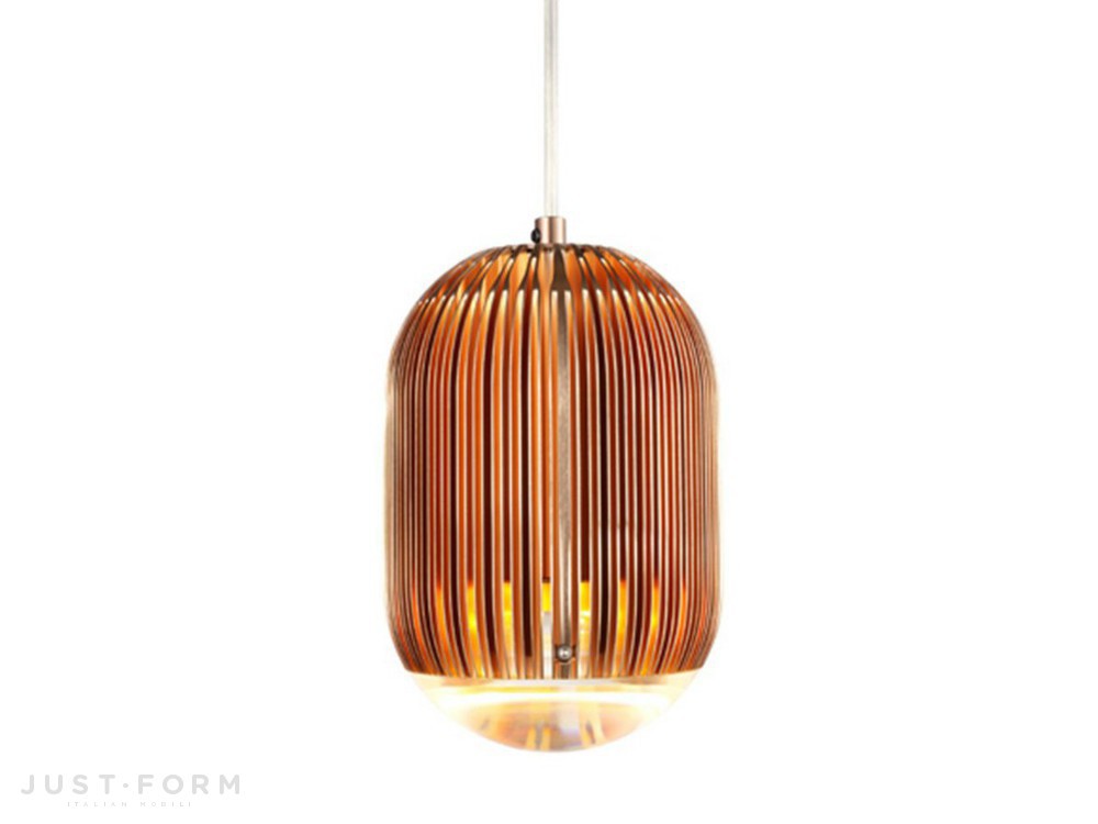 Подвесной светильник Fin Light Obround Copper фабрика Tom Dixon фотография № 1