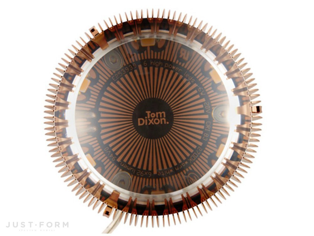 Подвесной светильник Fin Light Obround Copper фабрика Tom Dixon фотография № 2