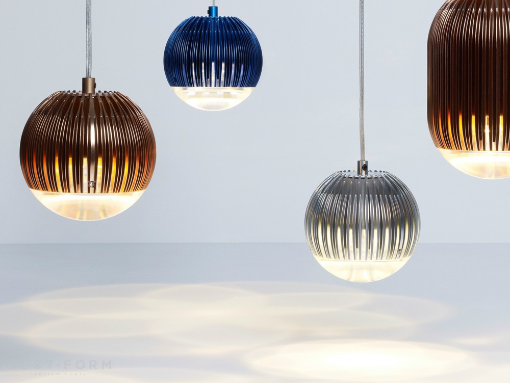 Подвесной светильник Fin Light Round Aluminium фабрика Tom Dixon фотография № 5