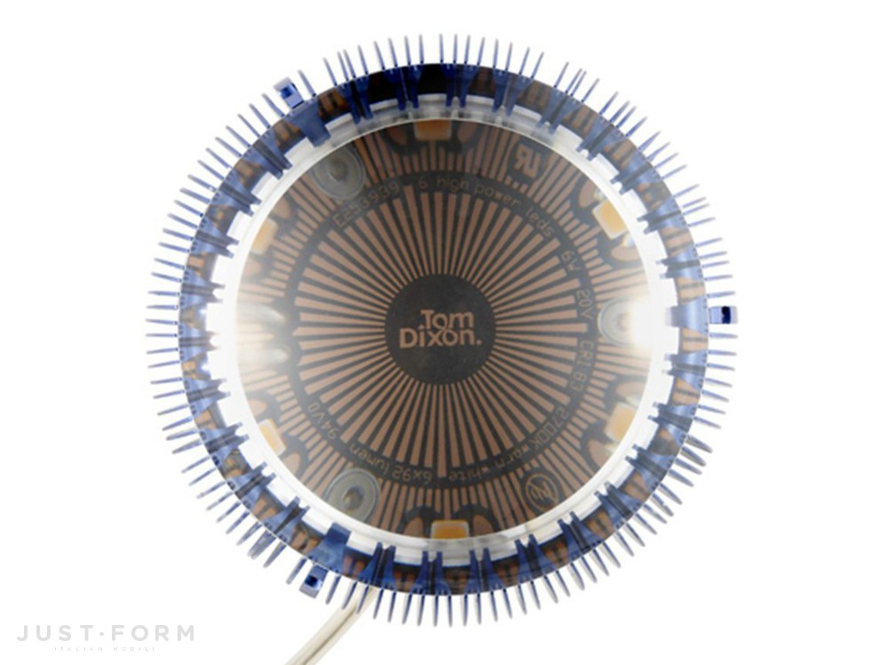 Подвесной светильник Fin Light Round Blue фабрика Tom Dixon фотография № 2