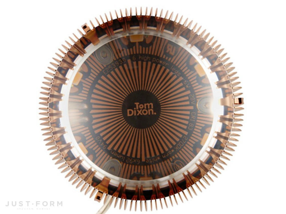 Подвесной светильник Fin Light Round Copper фабрика Tom Dixon фотография № 3
