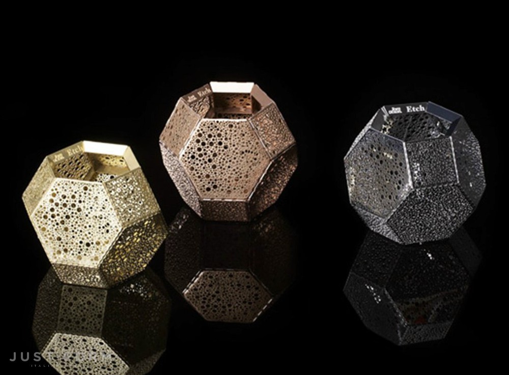 Подсвечник Etch Candle Holder Copper фабрика Tom Dixon фотография № 3