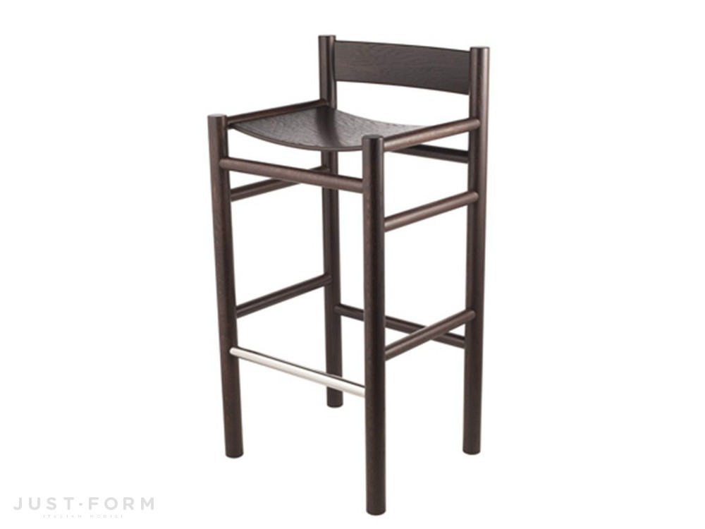 Табуретка Peg Bar Stool Staine Brown Oak фабрика Tom Dixon фотография № 1