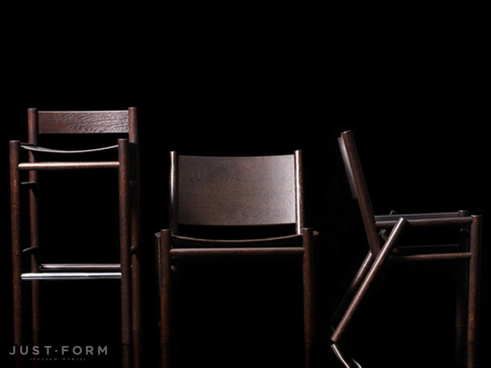 Табуретка Peg Bar Stool Staine Brown Oak фабрика Tom Dixon фотография № 2