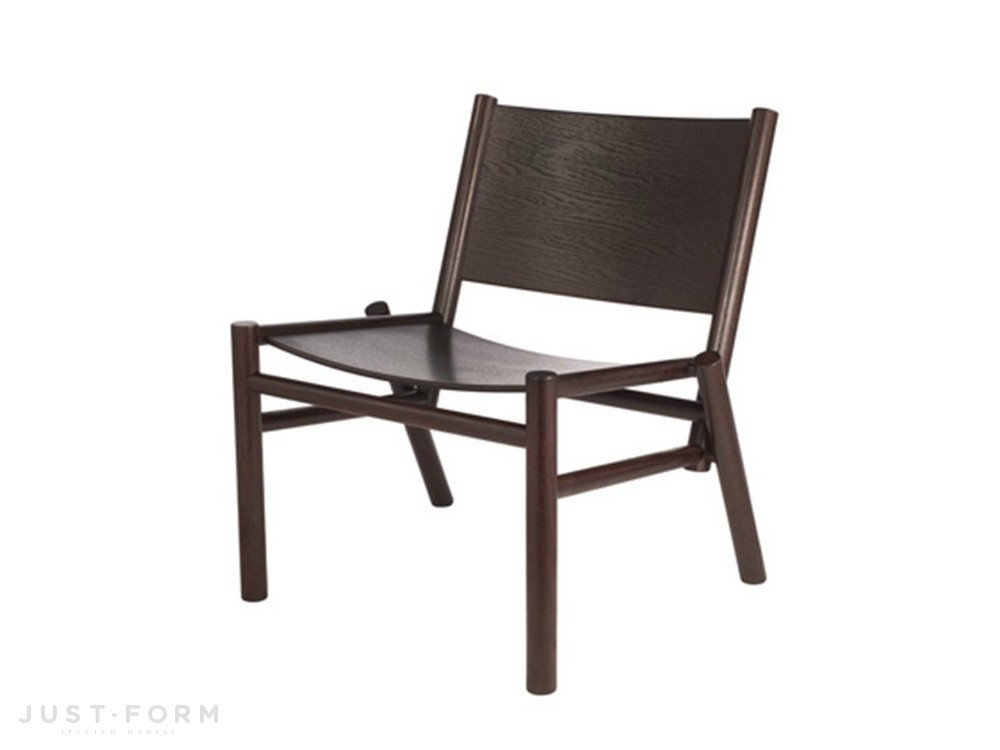 Кресло Peg Lounge Chair Stained Brown Oak фабрика Tom Dixon фотография № 2