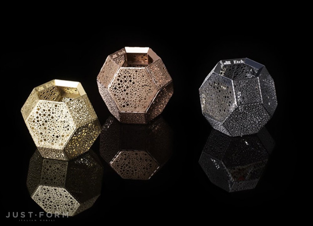 Подсвечник Etch Candle Holder Copper фабрика Tom Dixon фотография № 3