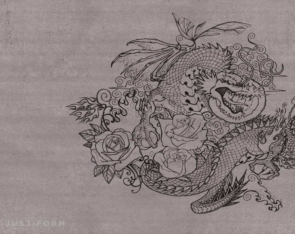 Обои Dragon Power фабрика Wall & Deco фотография № 2