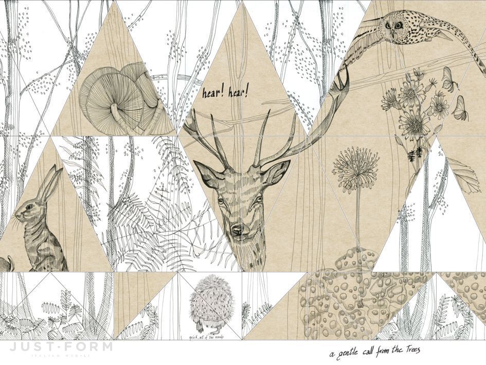 Обои Woodland фабрика Wall & Deco фотография № 1