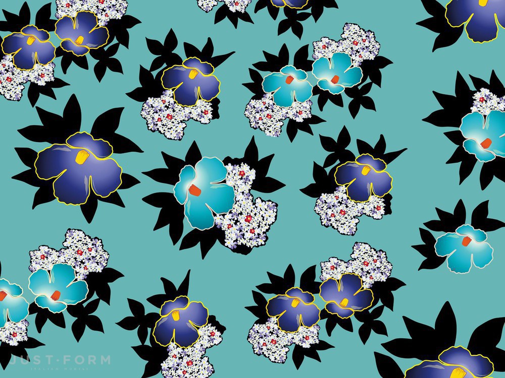 Обои Blue China фабрика Wall & Deco фотография № 2