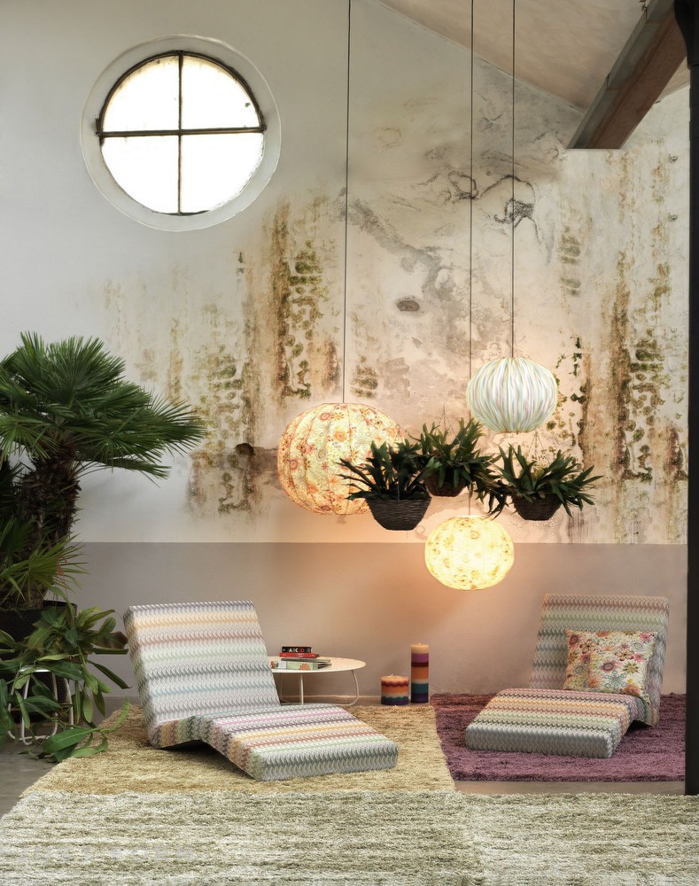 Подвесной светильник Bubble фабрика Missoni Home фотография № 3