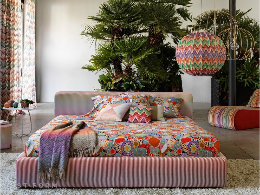 Кровать Morfeo фабрика Missoni Home фотография № 4