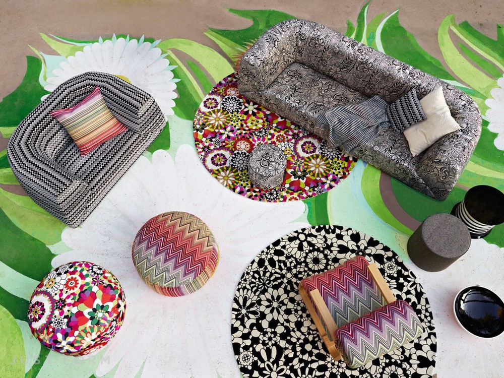 Пуф Pallina фабрика Missoni Home фотография № 4