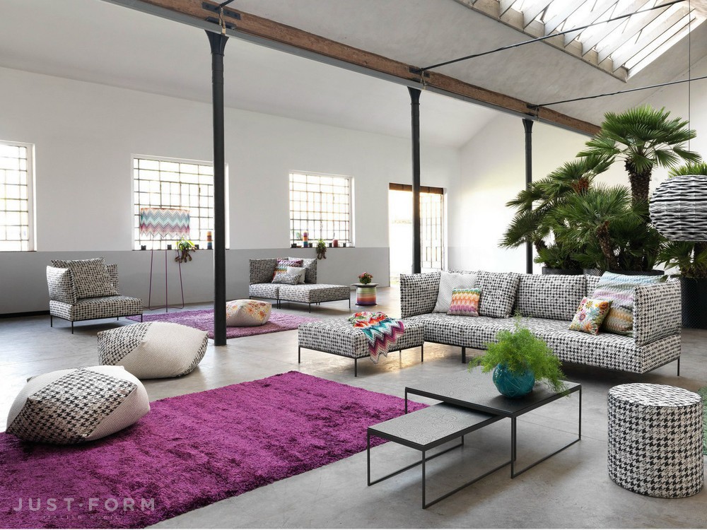 Пуф Diamante фабрика Missoni Home фотография № 3