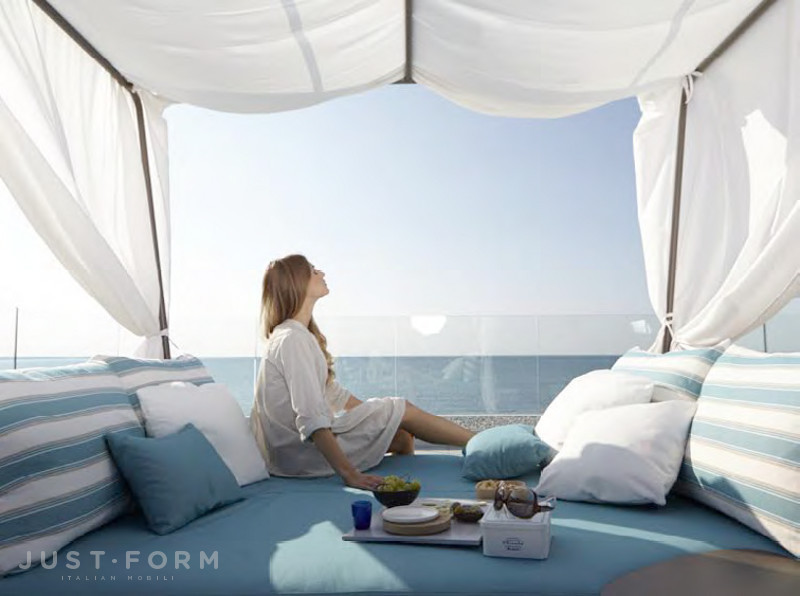 Садовая кровать Portofino фабрика Roberti Rattan фотография № 5