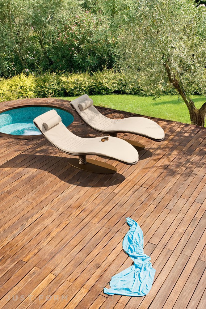 Садовый шезлонг Caribe фабрика Roberti Rattan фотография № 4