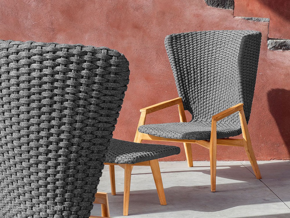Садовое кресло Knit фабрика Ethimo фотография № 4