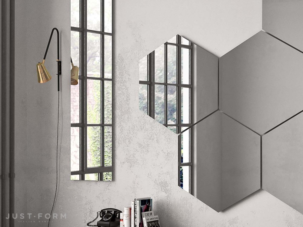Зеркало Geometrika Esagonale фабрика Pianca фотография № 2